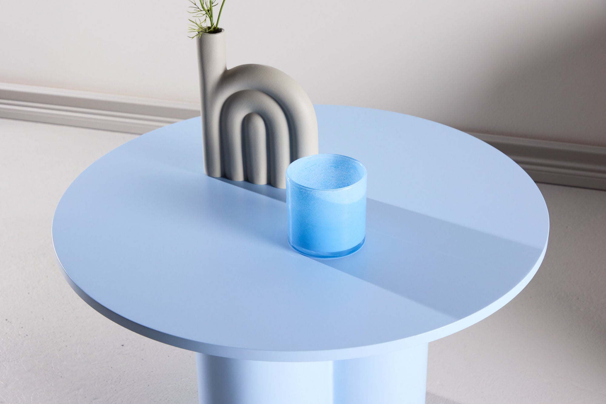 Venture Home Olivia Sofa bord ⌀80x45 cm - Baby Blue