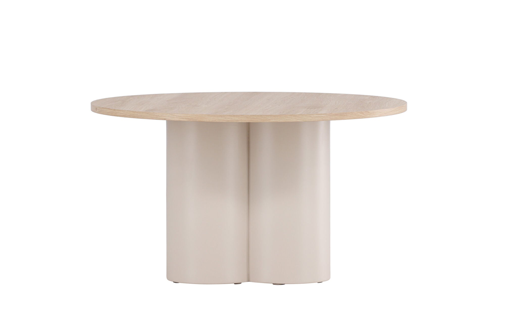 Venture Home Olivia Sofa bord ⌀80x45 cm - Beige / Whitewash