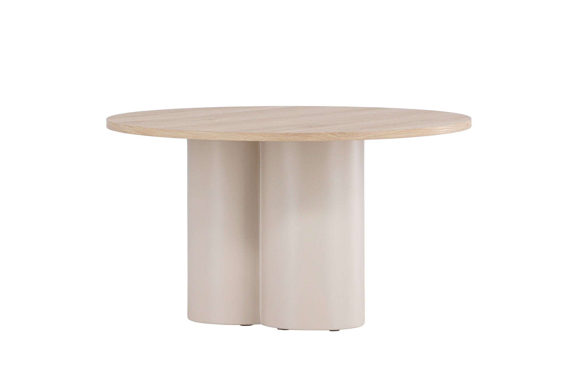 Venture Home Olivia Sofa bord ⌀80x45 cm - Beige / Whitewash