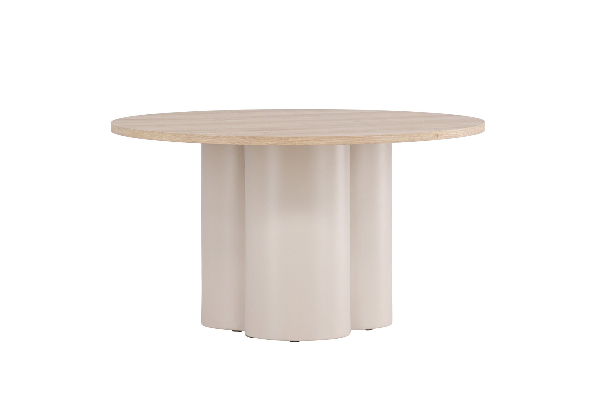 Venture Home Olivia Sofa bord ⌀80x45 cm - Beige / Whitewash