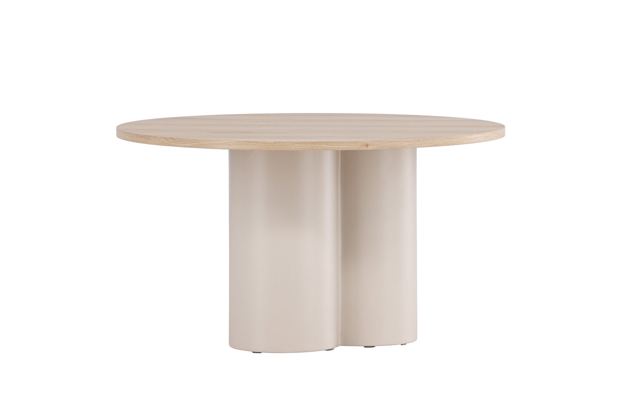 Venture Home Olivia Sofa bord ⌀80x45 cm - Beige / Whitewash