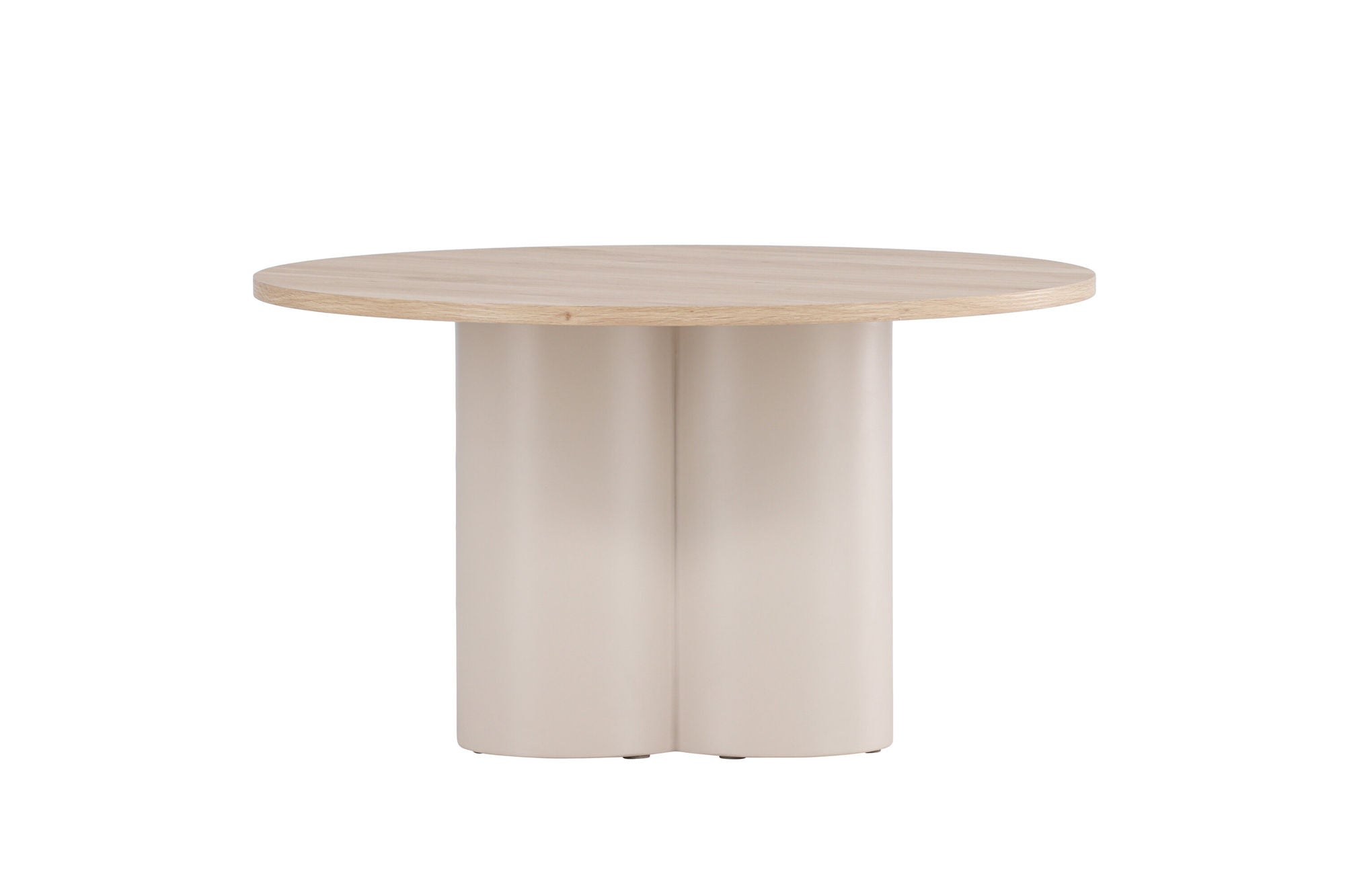 Venture Home Olivia Sofa bord ⌀80x45 cm - Beige / Whitewash