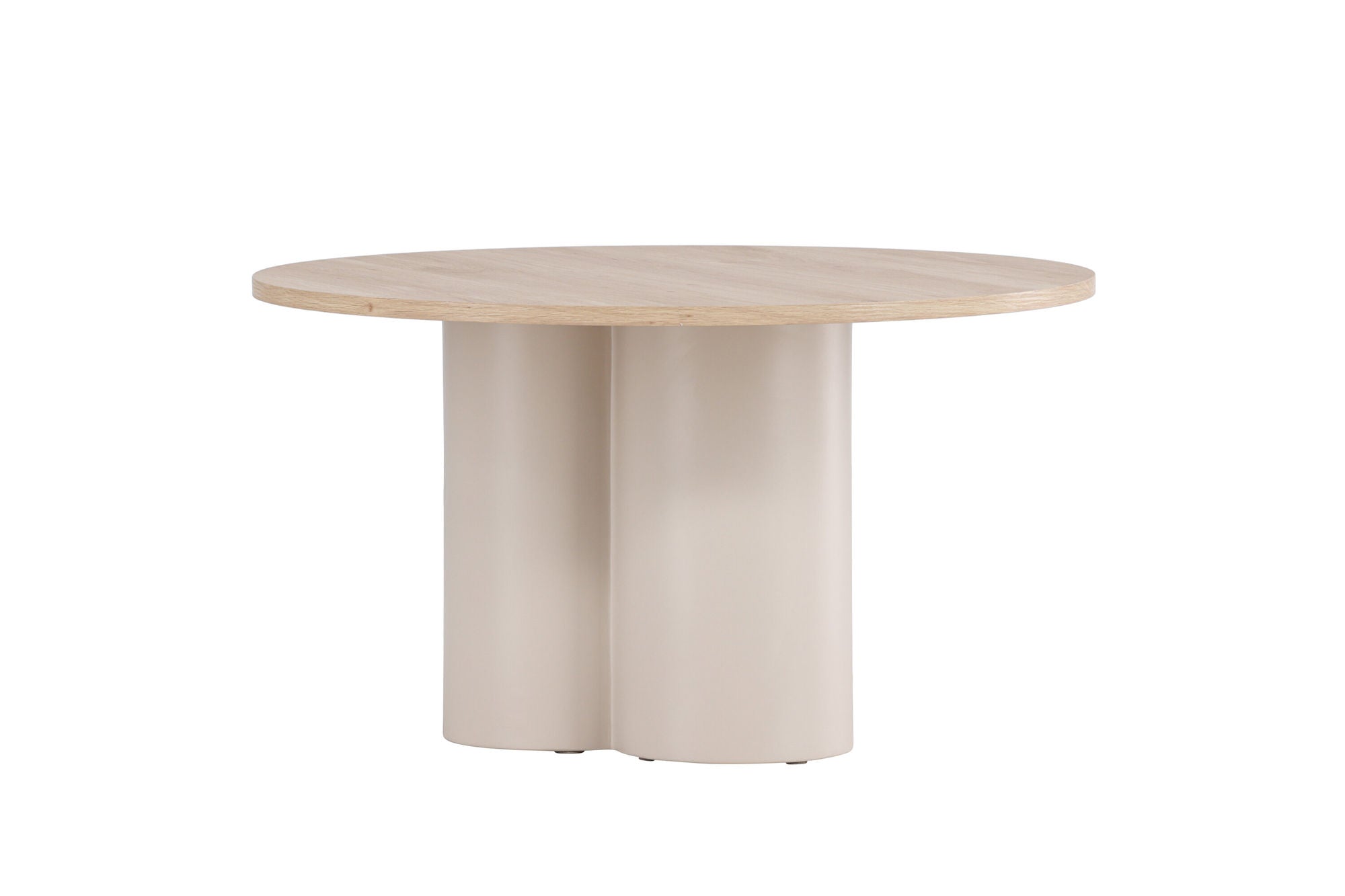 Venture Home Olivia Sofa bord ⌀80x45 cm - Beige / Whitewash