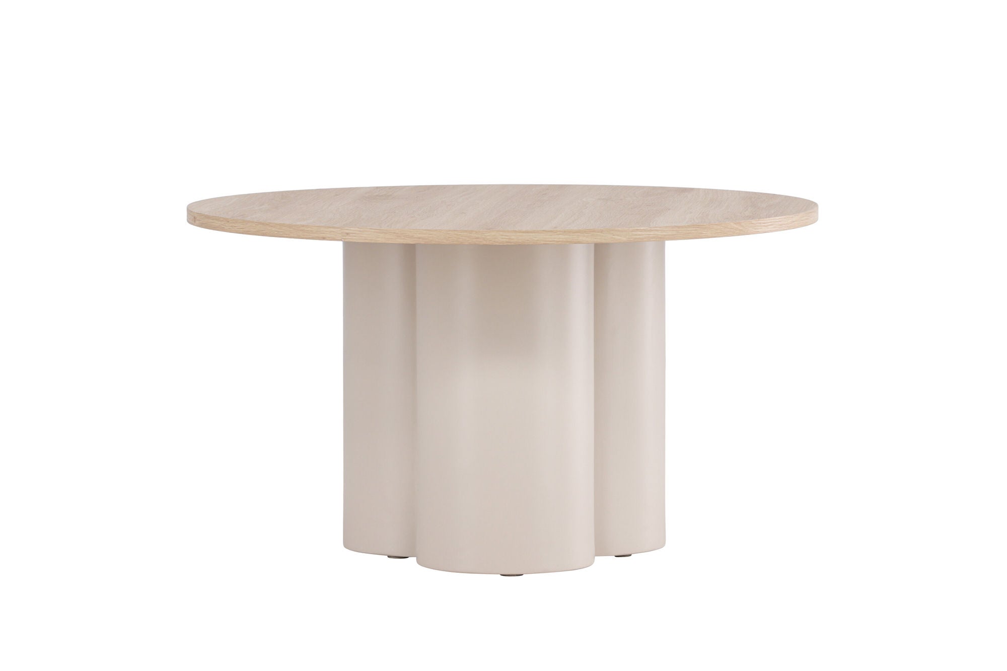 Venture Home Olivia Sofa bord ⌀80x45 cm - Beige / Whitewash