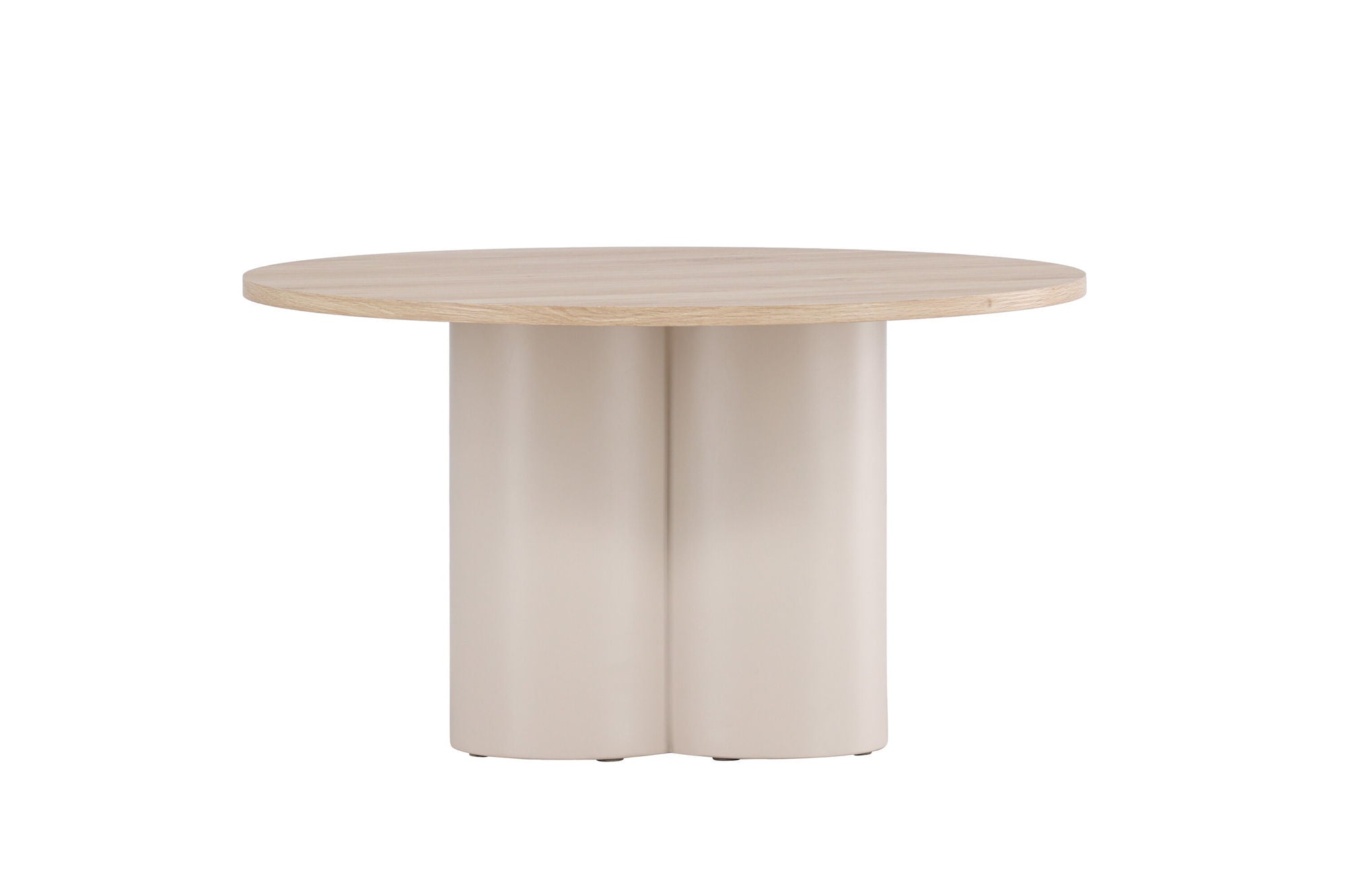 Venture Home Olivia Sofa bord ⌀80x45 cm - Beige / Whitewash