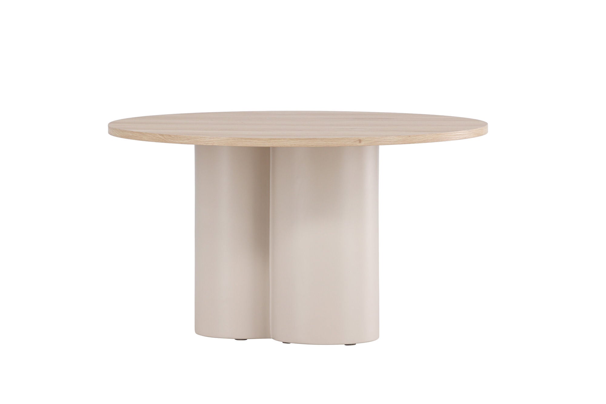 Venture Home Olivia Sofa bord ⌀80x45 cm - Beige / Whitewash