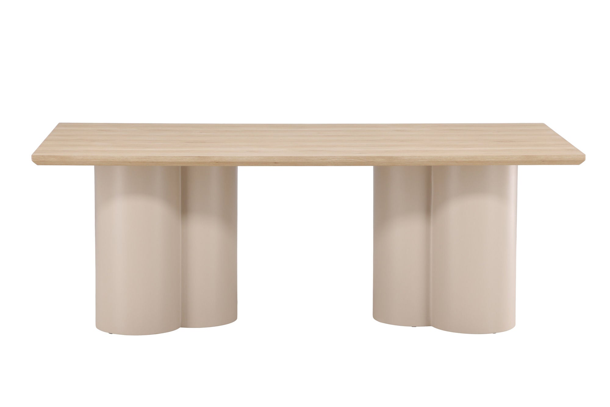Venture Home Olivia Rectangular spisebord 100x210 cm - Beige / Whitewash