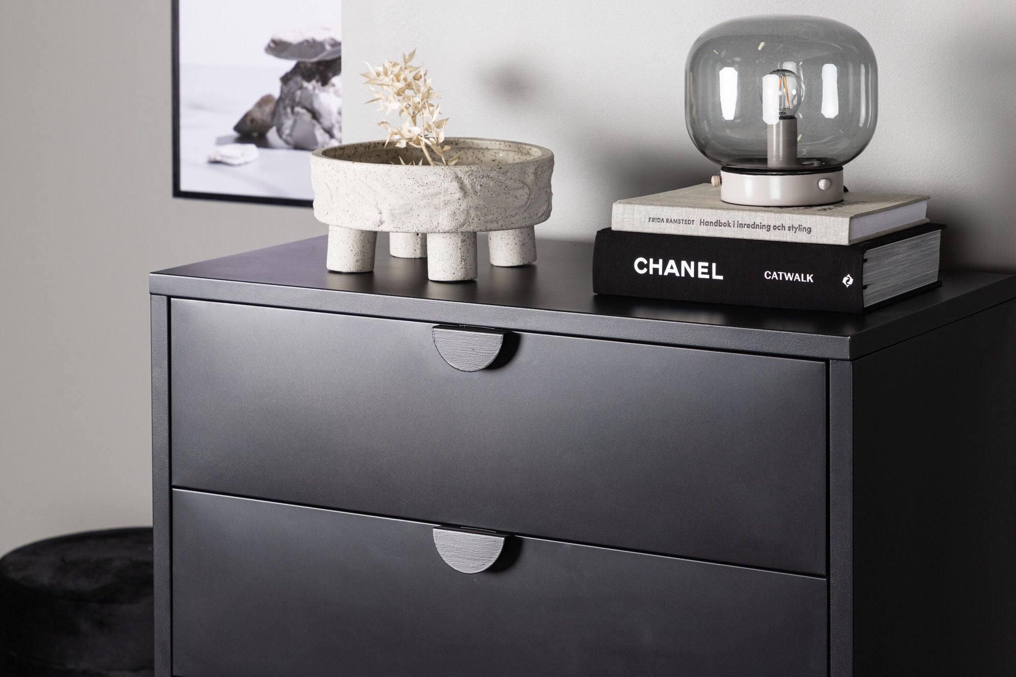 Venture Home Piring 4 Drawer - Black / Black - Ersätter 15621-208