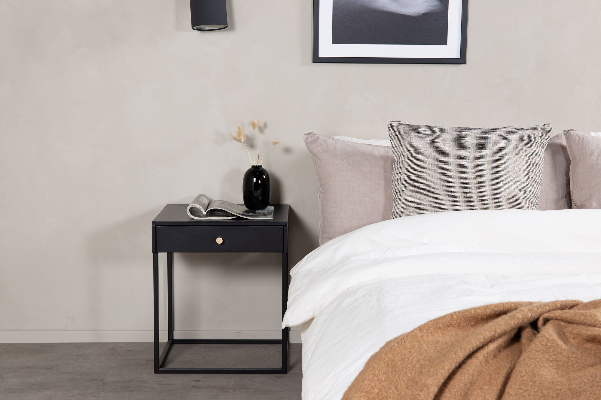 Venture Home Bakal - Bedside bord - Black - Ersätter 18066-208