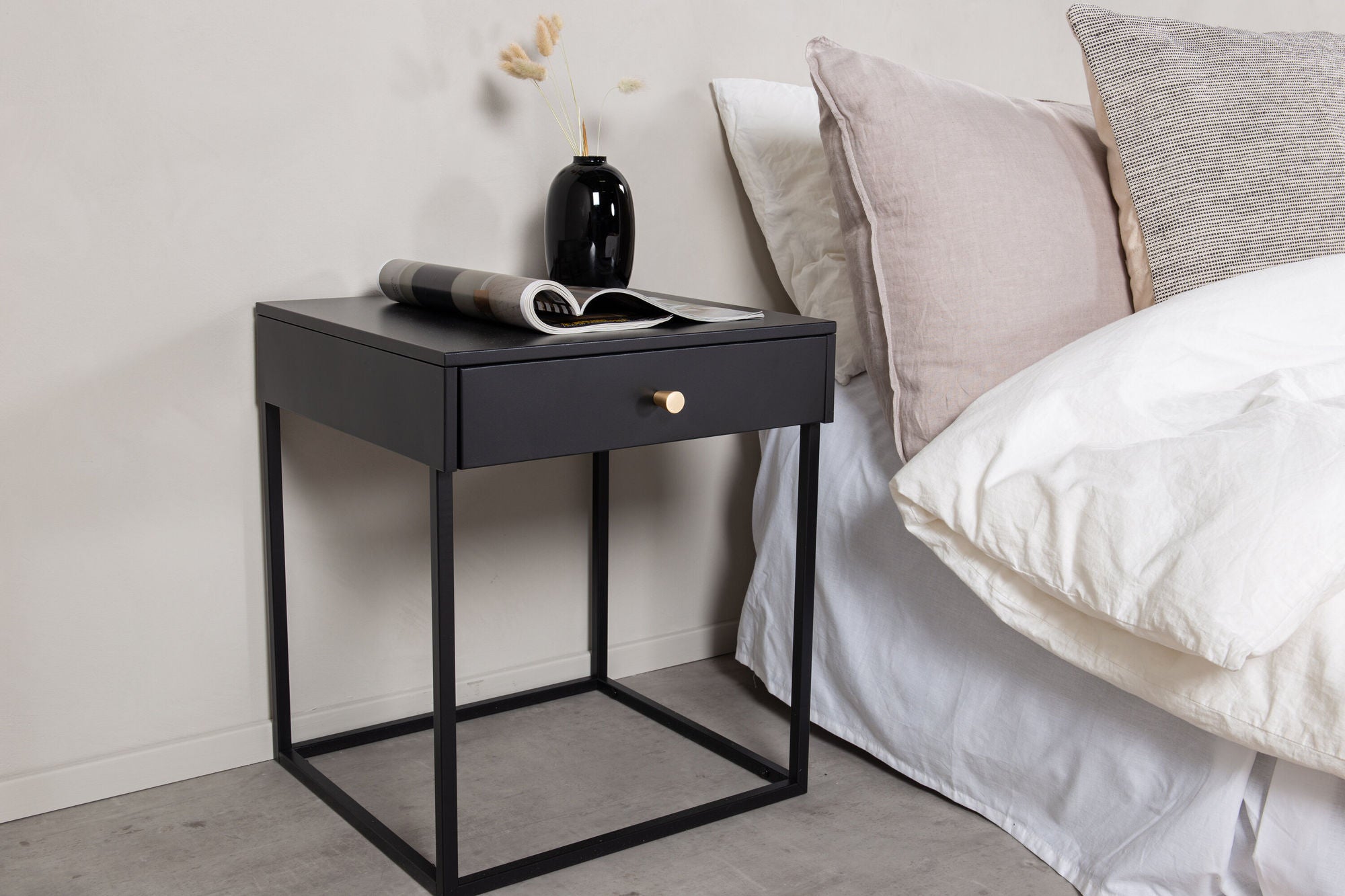 Venture Home Bakal - Bedside bord - Black - Ersätter 18066-208