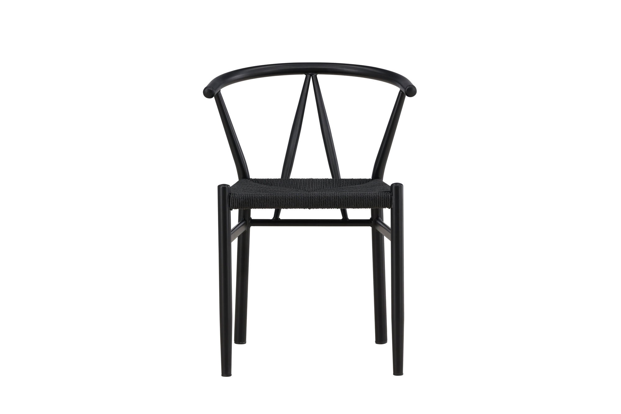 Venture Home Alfons Spisebordsstol - Black Steel / Black Rope