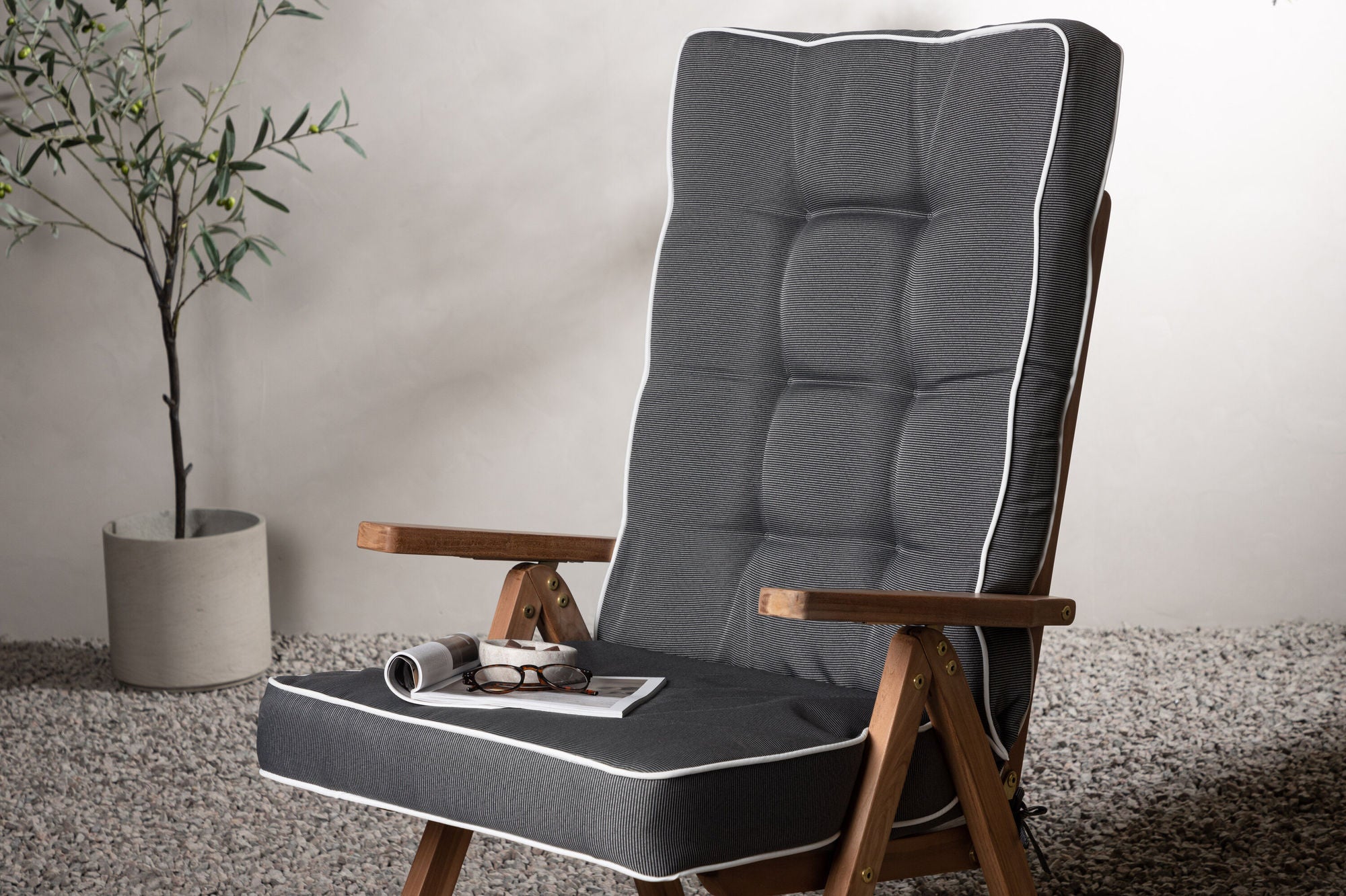 Venture Home Fura High Back Cushion 3-pack - Grey
