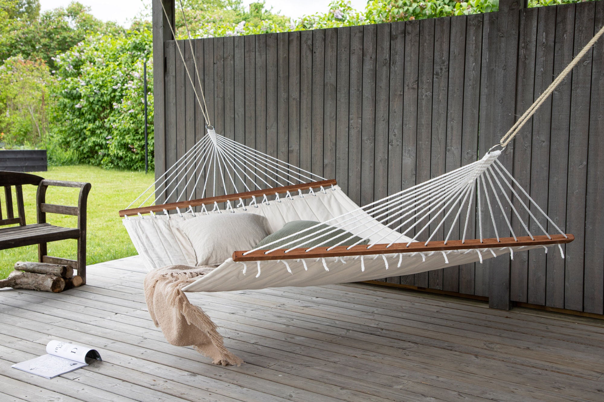 Venture Home Hedvig Hängmatta Dubbel Offwhite