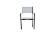 Venture Home Copacabana Stacking stol 2-pack - Black/Grey