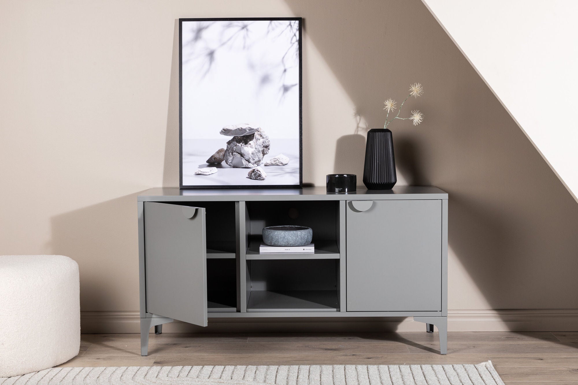 Venture Home Piring TV-Stand - Light Grey / Light Grey