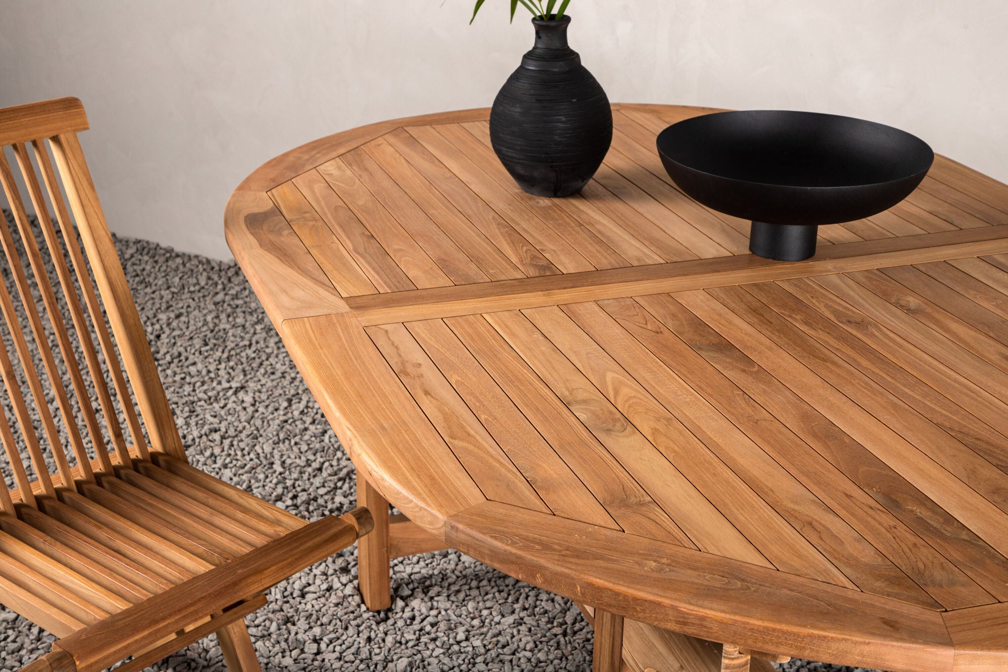 Venture Home Kenya Oval spisebord 180/240*120*H75 -Teak