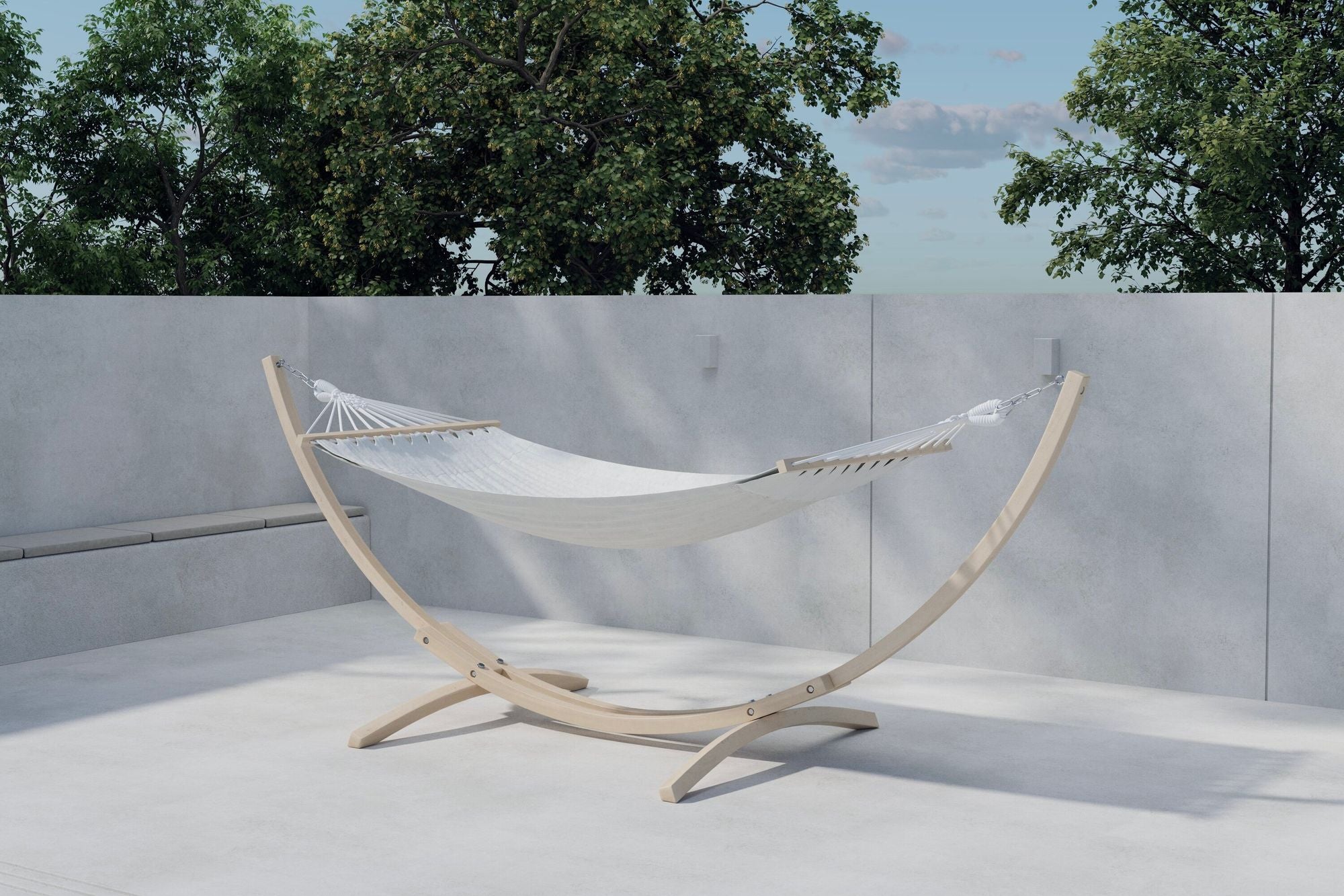 Venture Home Hedvig Hammock - Whitewash / Beige