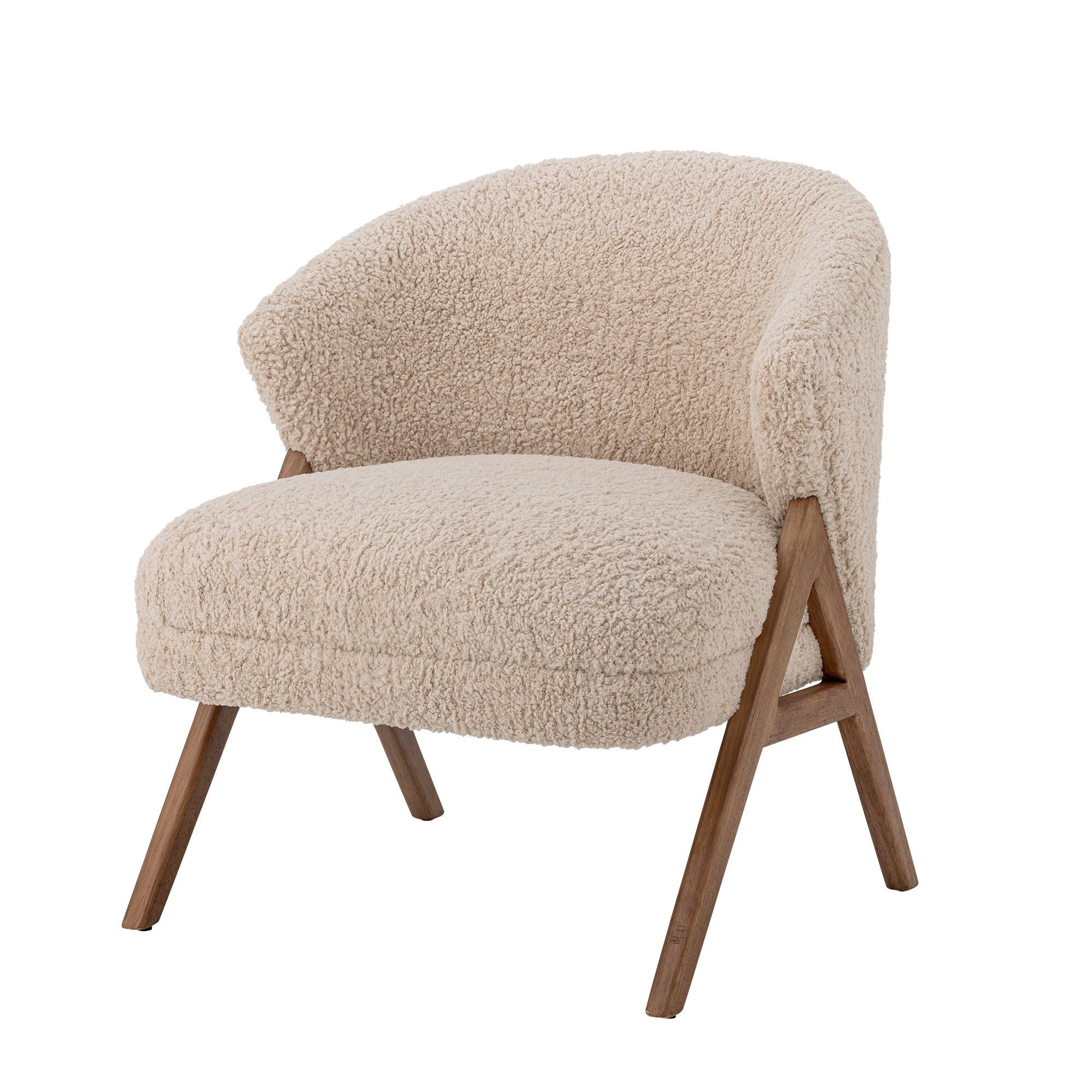 Bloomingville Camino Loungestol, Natur, FSC®100%, Gummitræ
