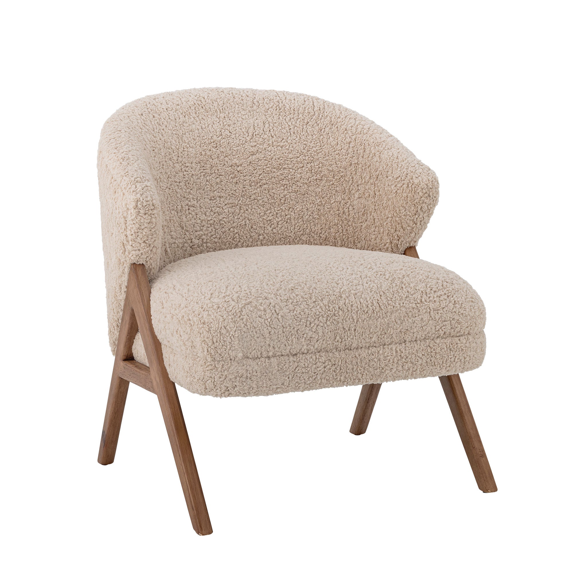 Bloomingville Camino Loungestol, Natur, FSC®100%, Gummitræ