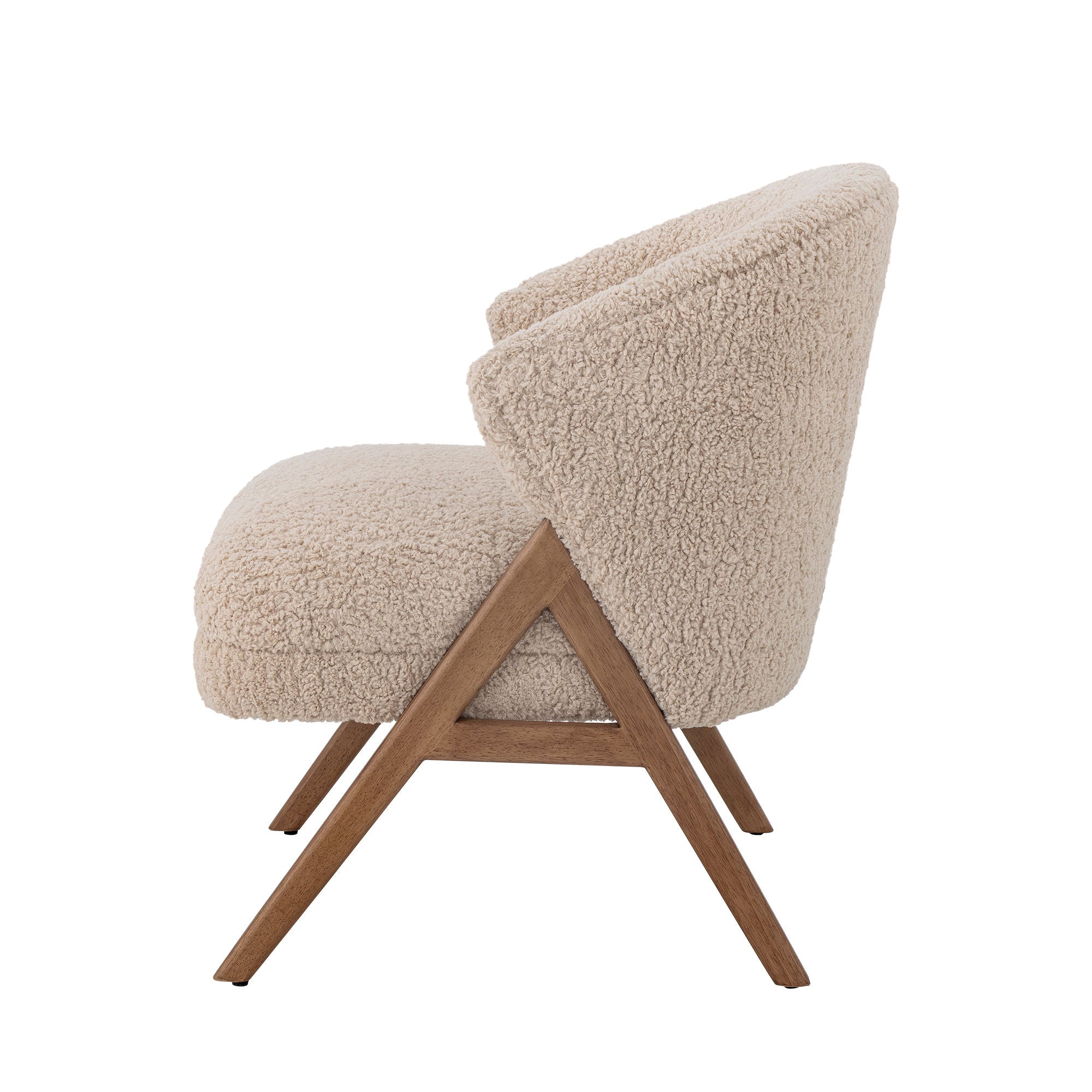 Bloomingville Camino Loungestol, Natur, FSC®100%, Gummitræ