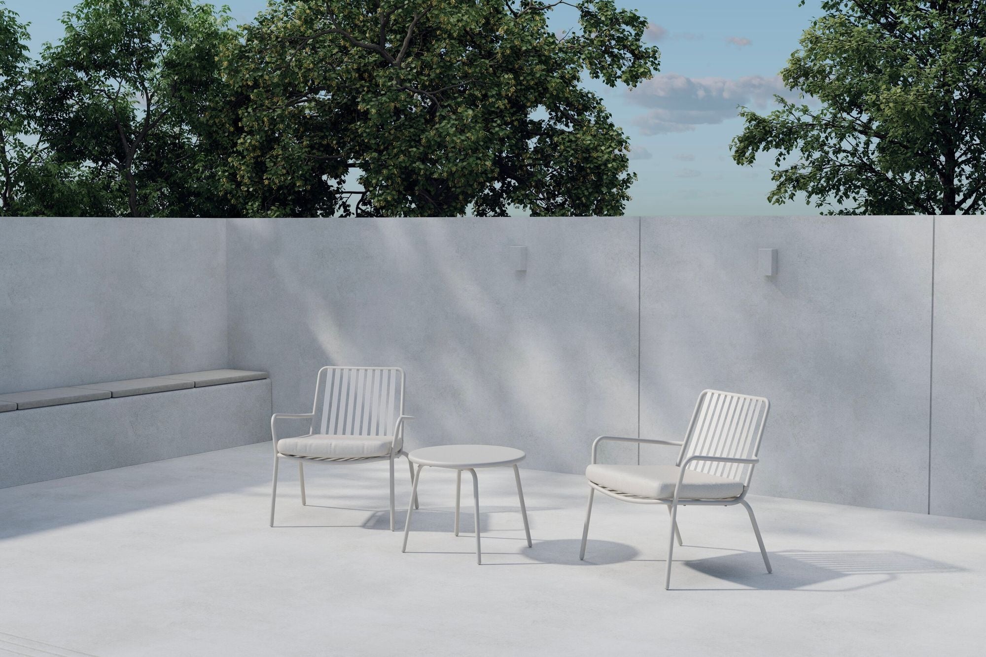 Venture Home Mykonos Lounge Set - Beige / Beige