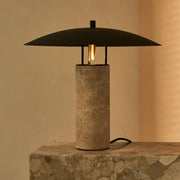 Nicholas travertin bordlampe
