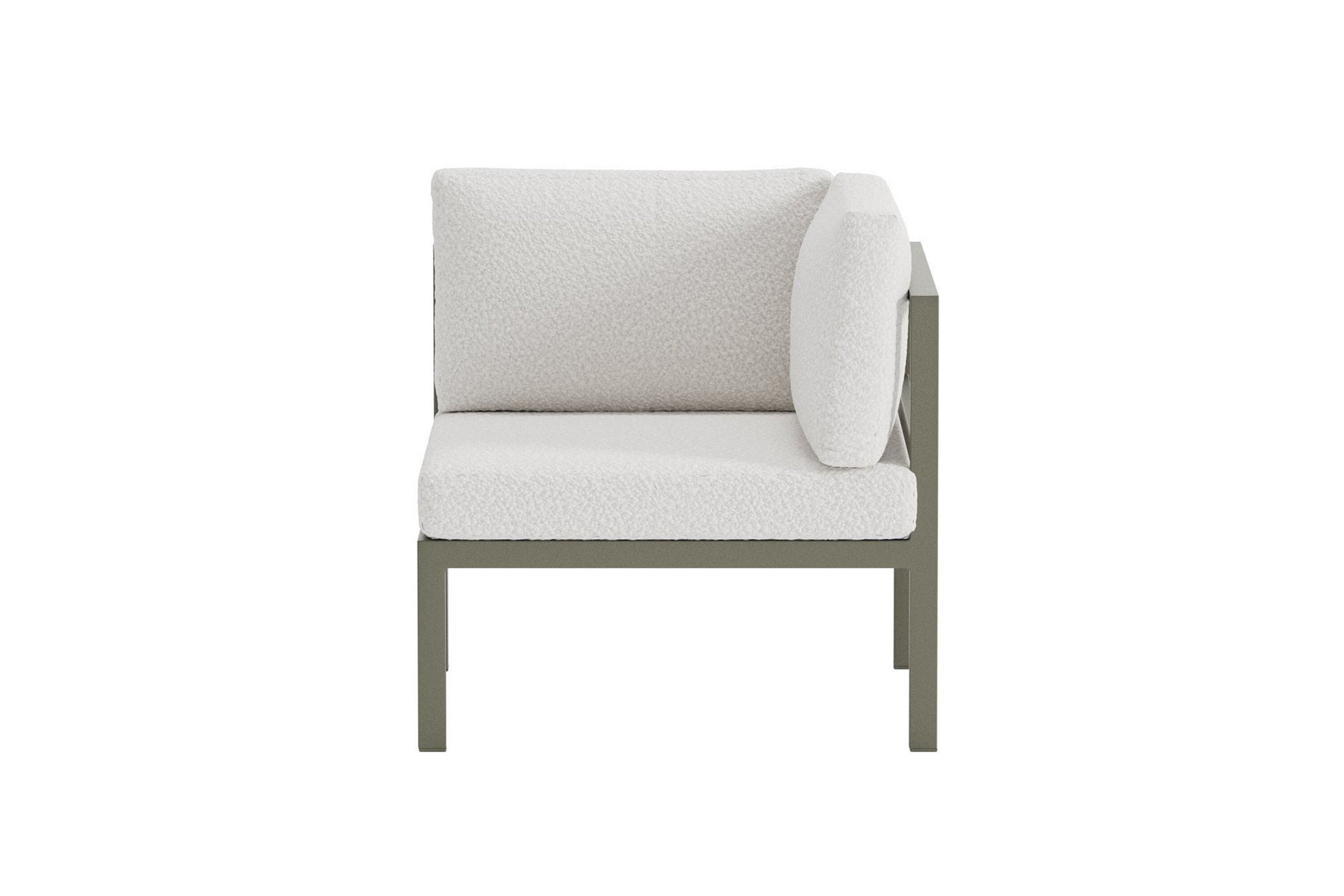 Venture Home Copacabana Sofa Module hjørne - Brown / White Bouclé