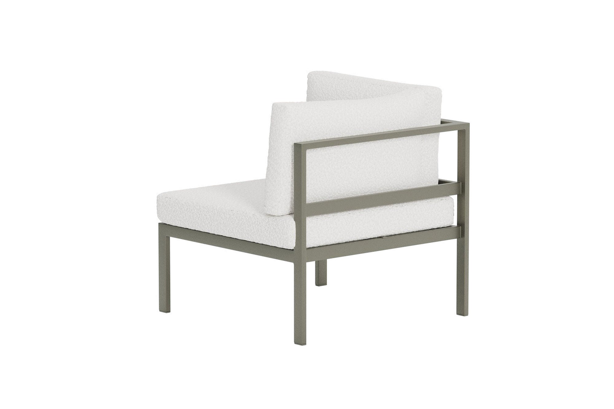Venture Home Copacabana Sofa Module hjørne - Brown / White Bouclé