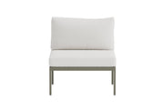 Venture Home Copacabana Sofa Module Middle - Brown / White Bouclé