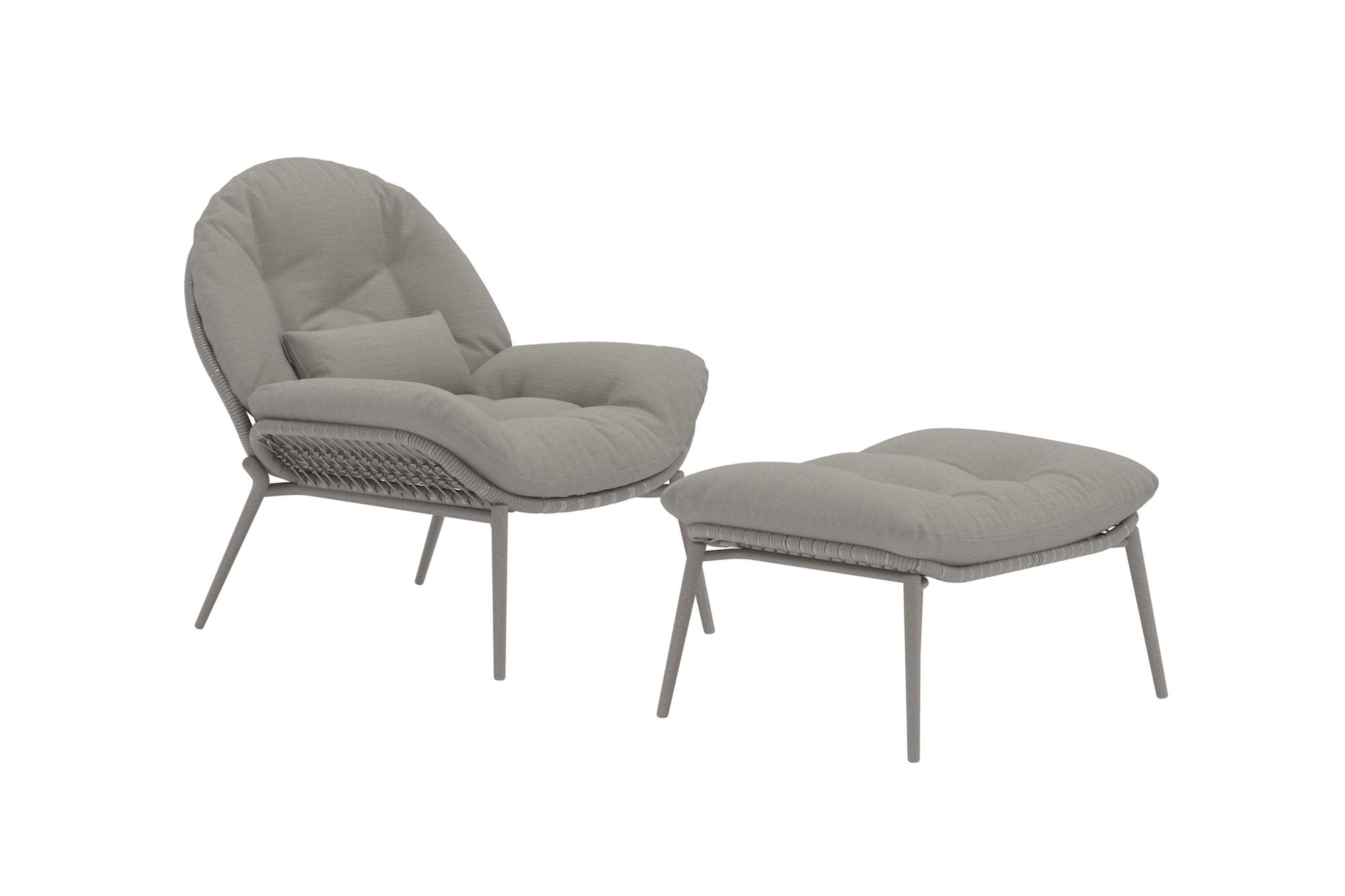 Venture Home Cala Lounge stol - Beige / Beige