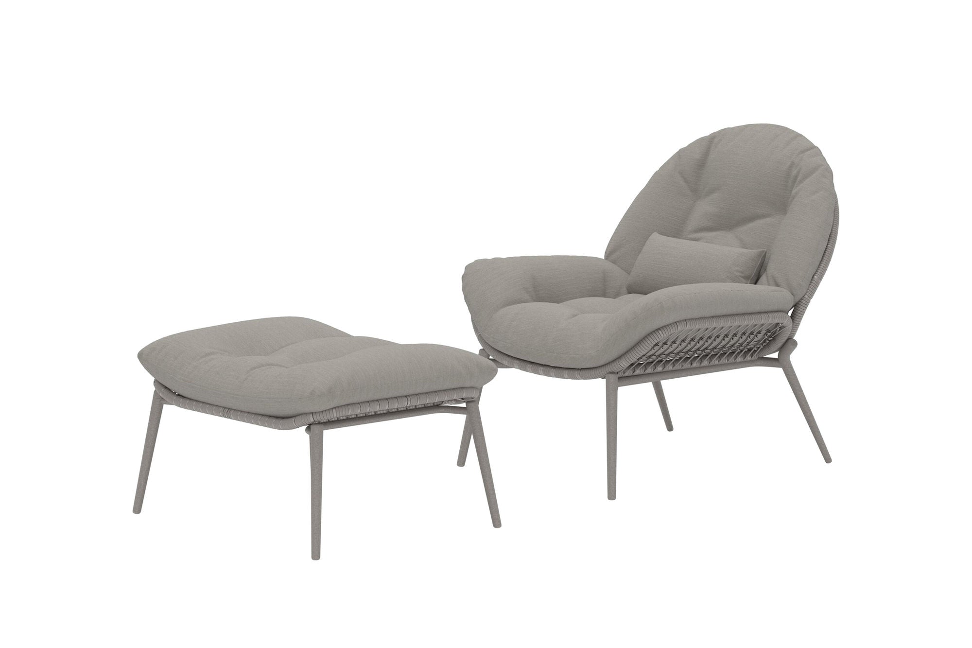 Venture Home Cala Lounge stol - Beige / Beige