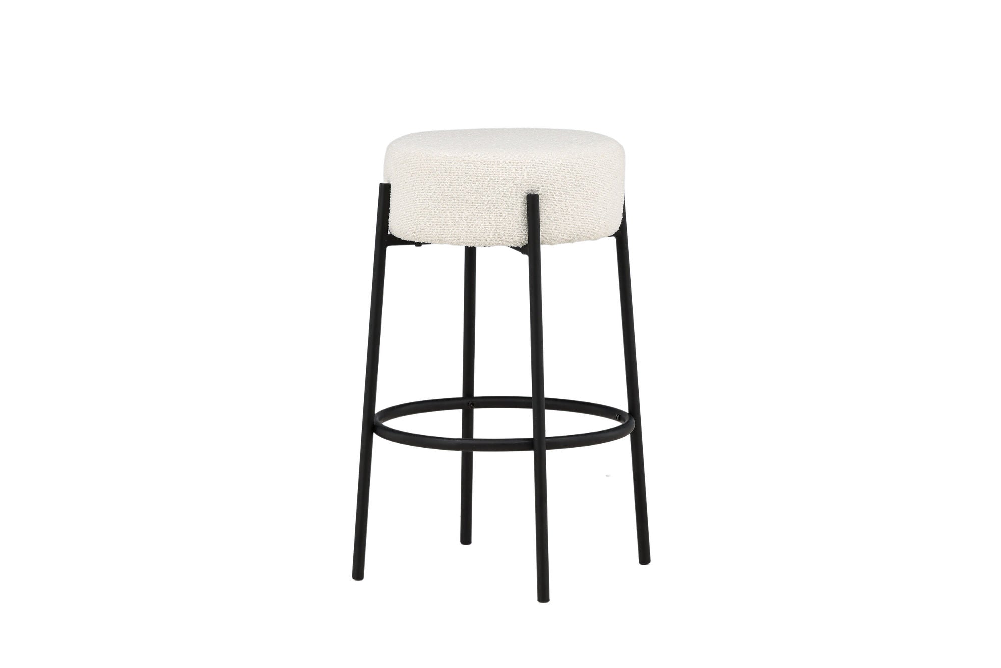 Venture Home Tucson Bar stol Large - Black / White Boucle