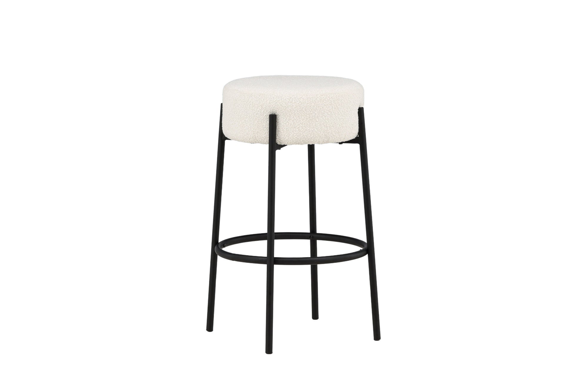 Venture Home Tucson Bar stol Large - Black / White Boucle