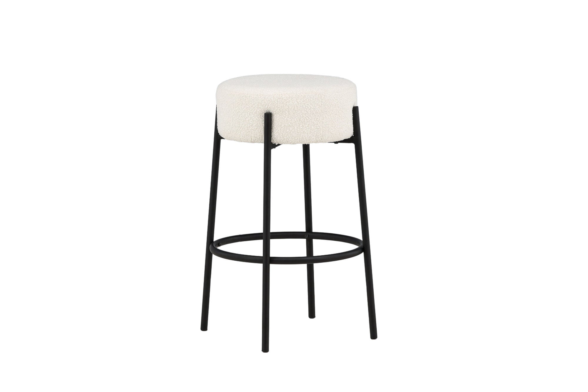 Venture Home Tucson Bar stol Large - Black / White Boucle