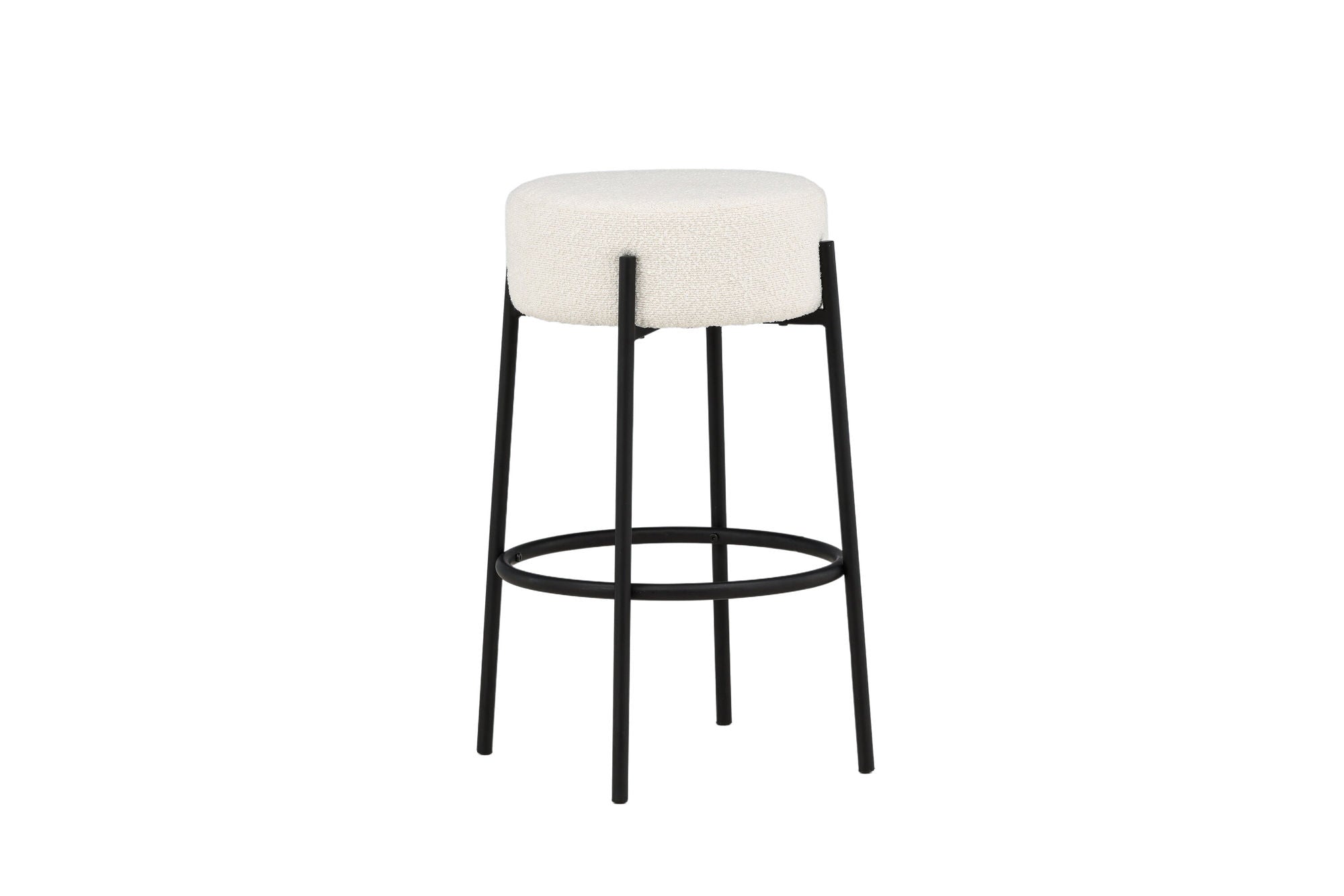 Venture Home Tucson Bar stol Large - Black / White Boucle
