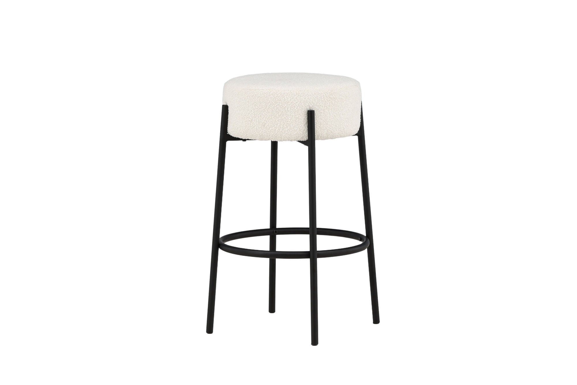 Venture Home Tucson Bar stol Large - Black / White Boucle