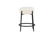 Venture Home Tucson Bar stol Small - Black / White Boucle