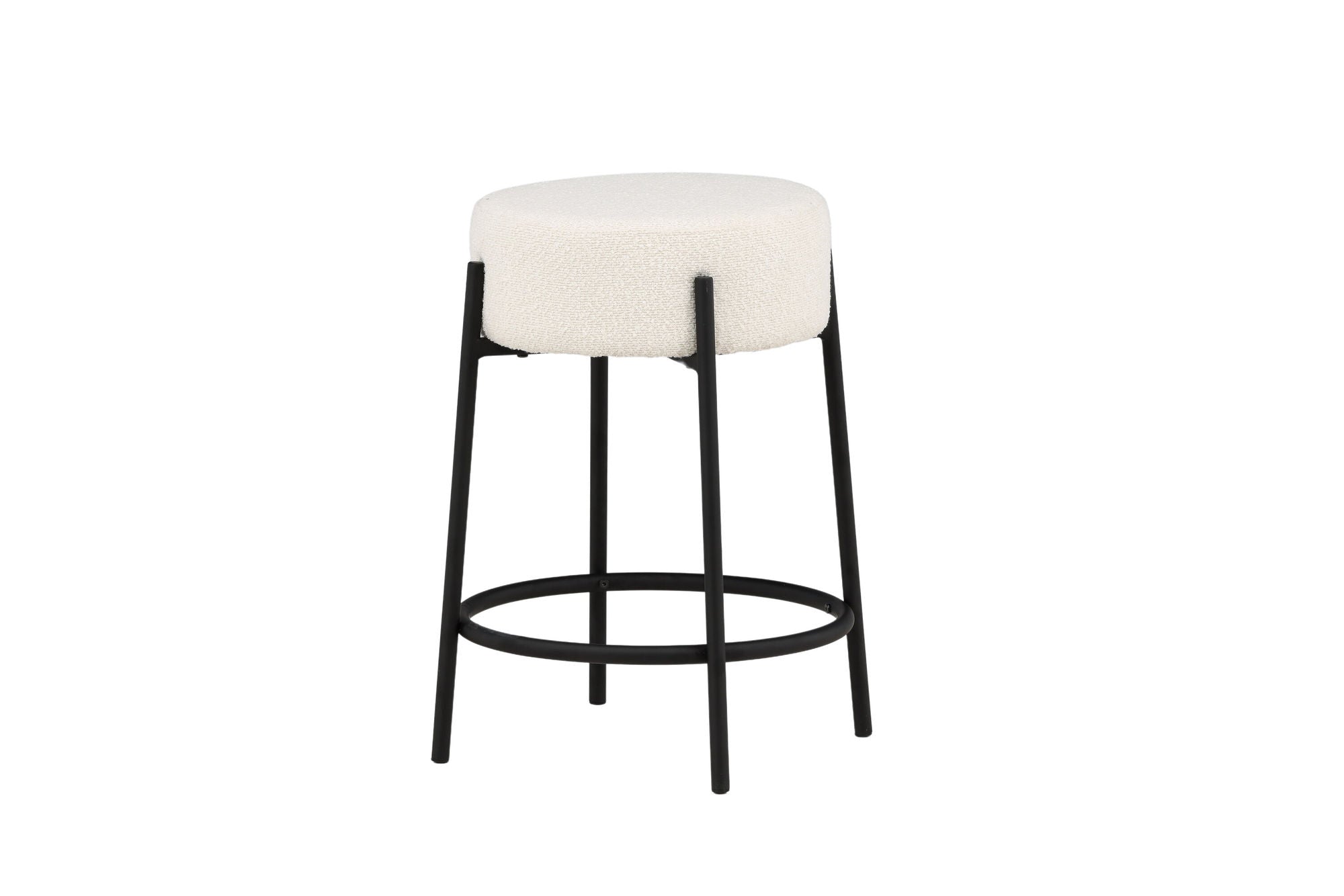 Venture Home Tucson Bar stol Small - Black / White Boucle