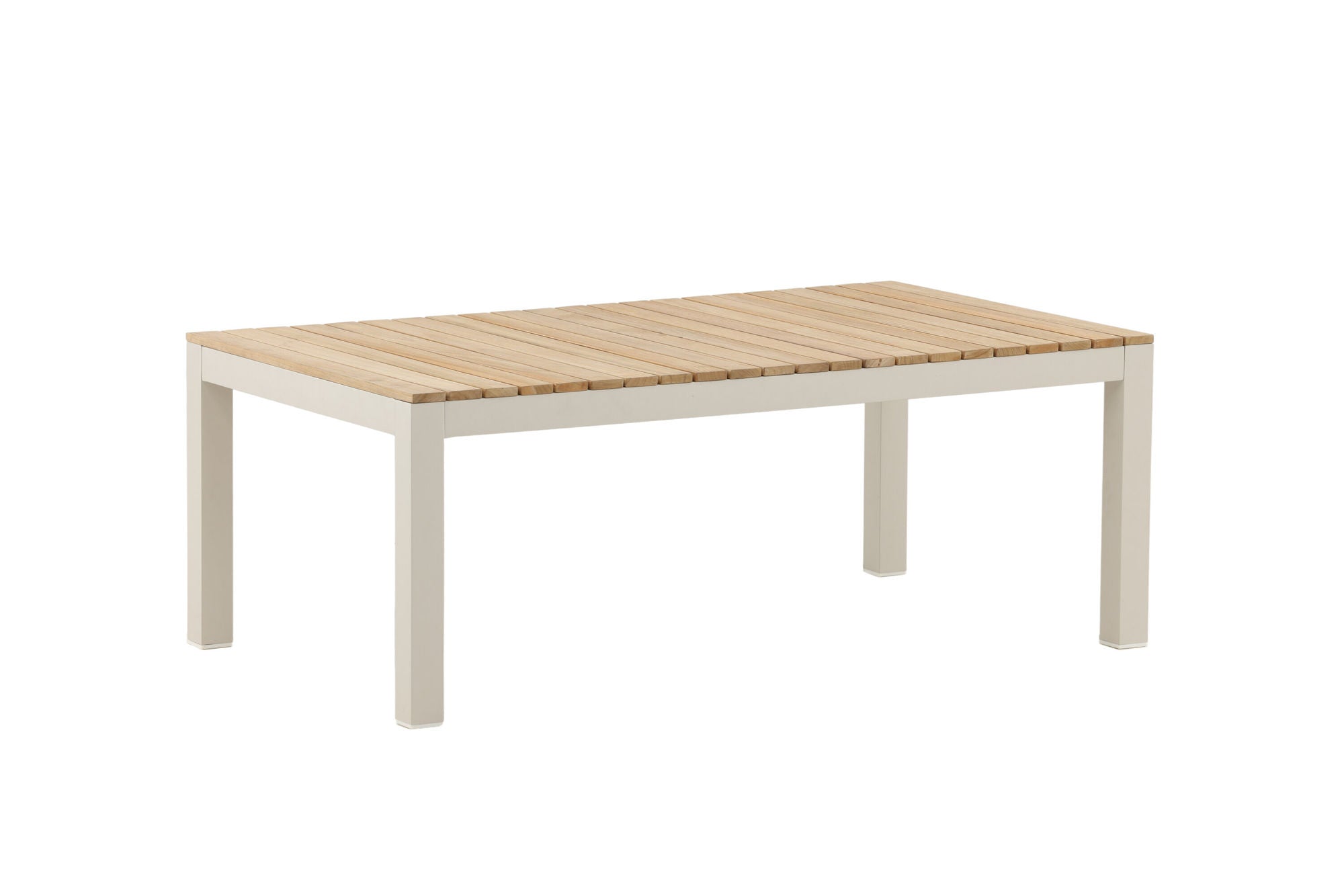 Venture Home Brasilia Sofa bord - Beige alu / teakslats