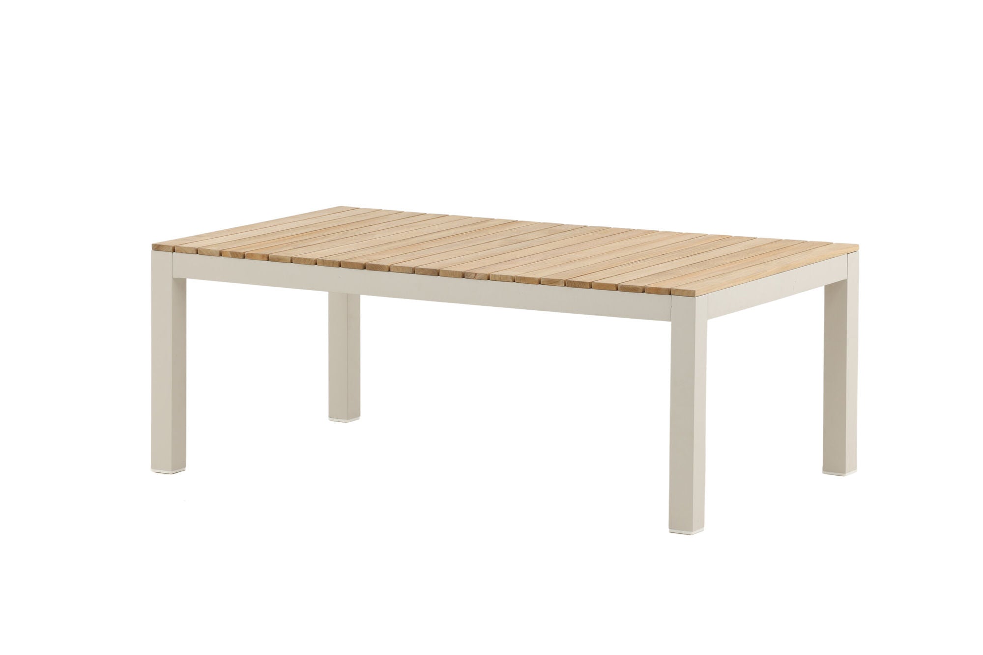 Venture Home Brasilia Sofa bord - Beige alu / teakslats