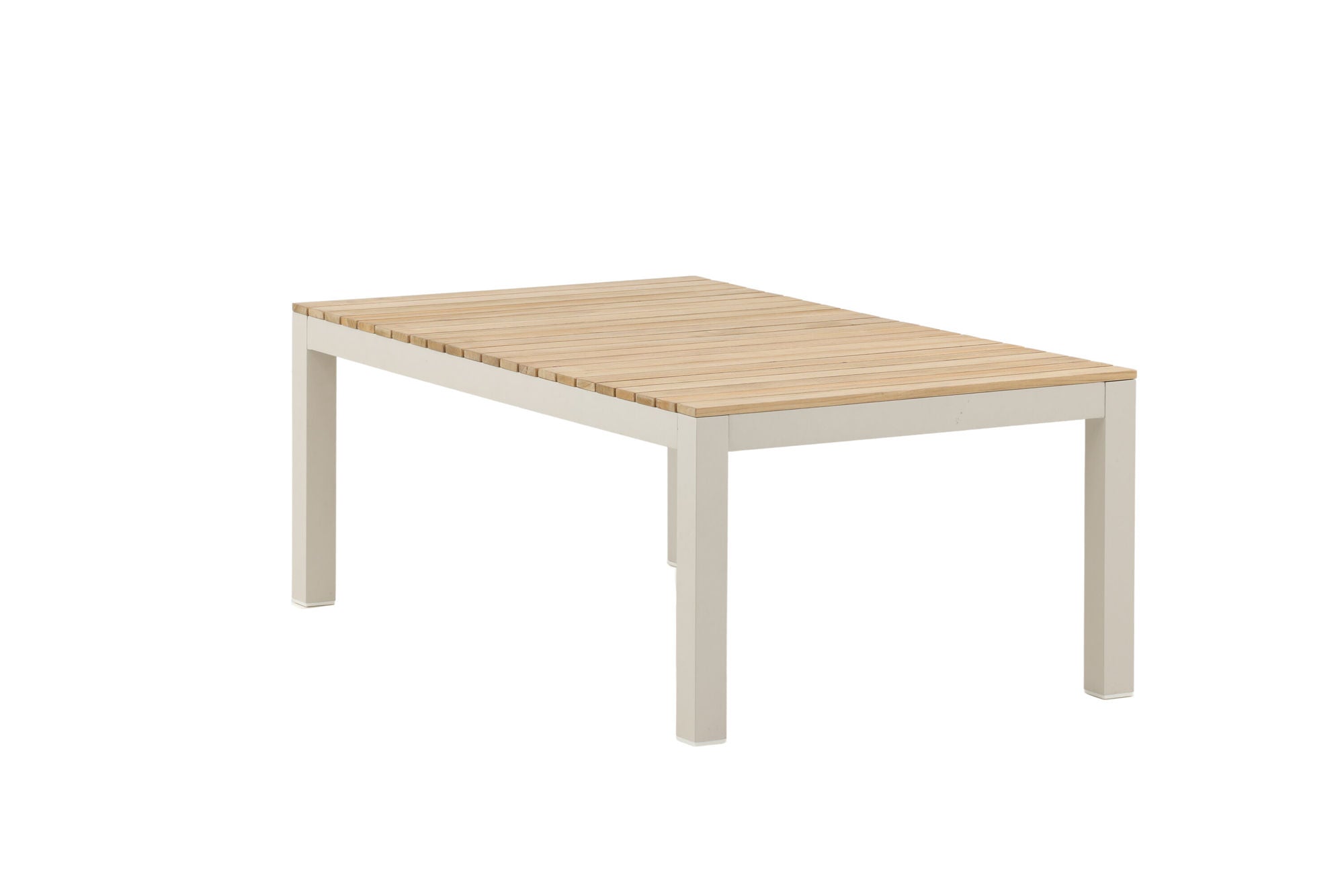 Venture Home Brasilia Sofa bord - Beige alu / teakslats