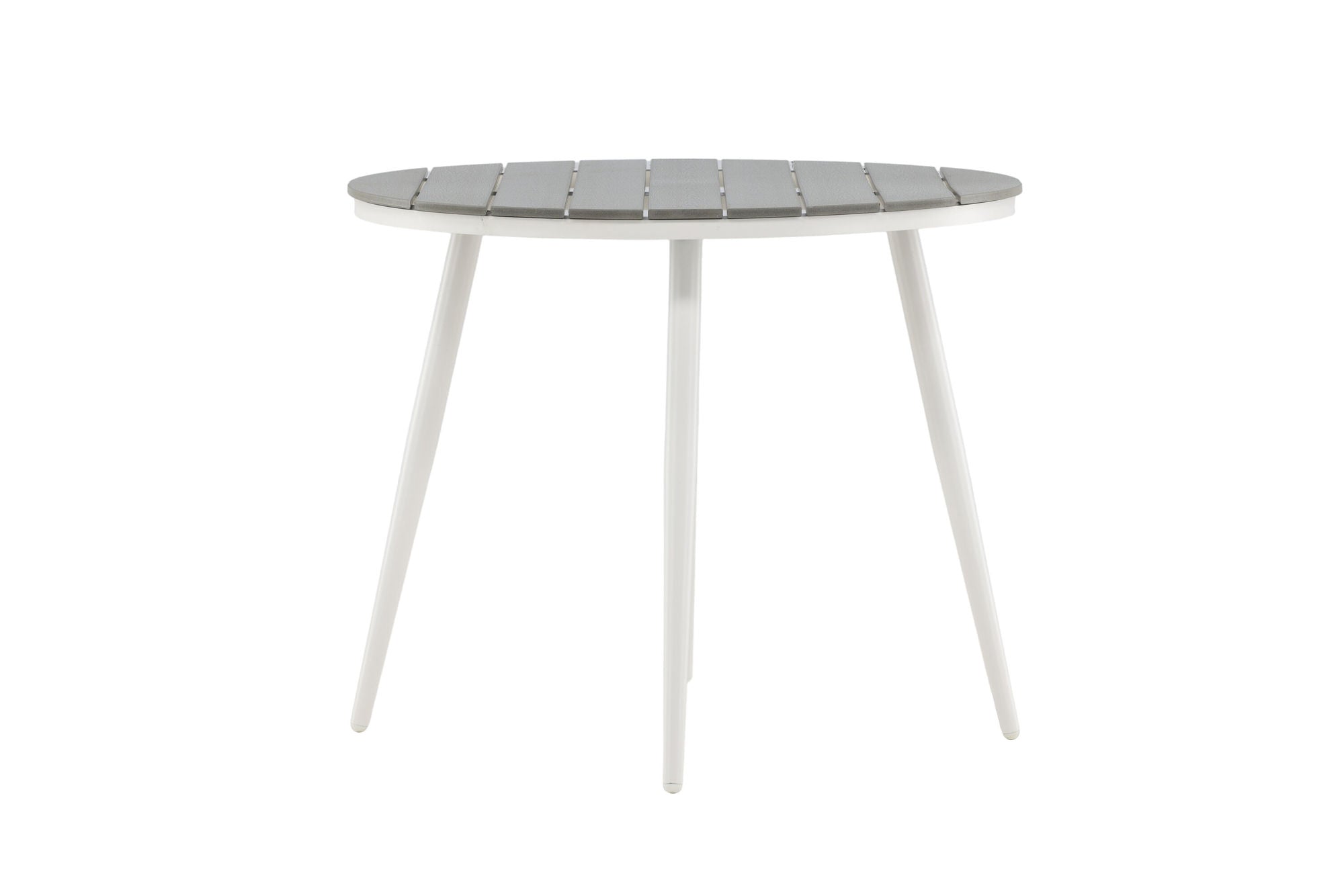 Venture Home Break - spisebord rund- White / Grey - Alu / Aintwood - 90ø