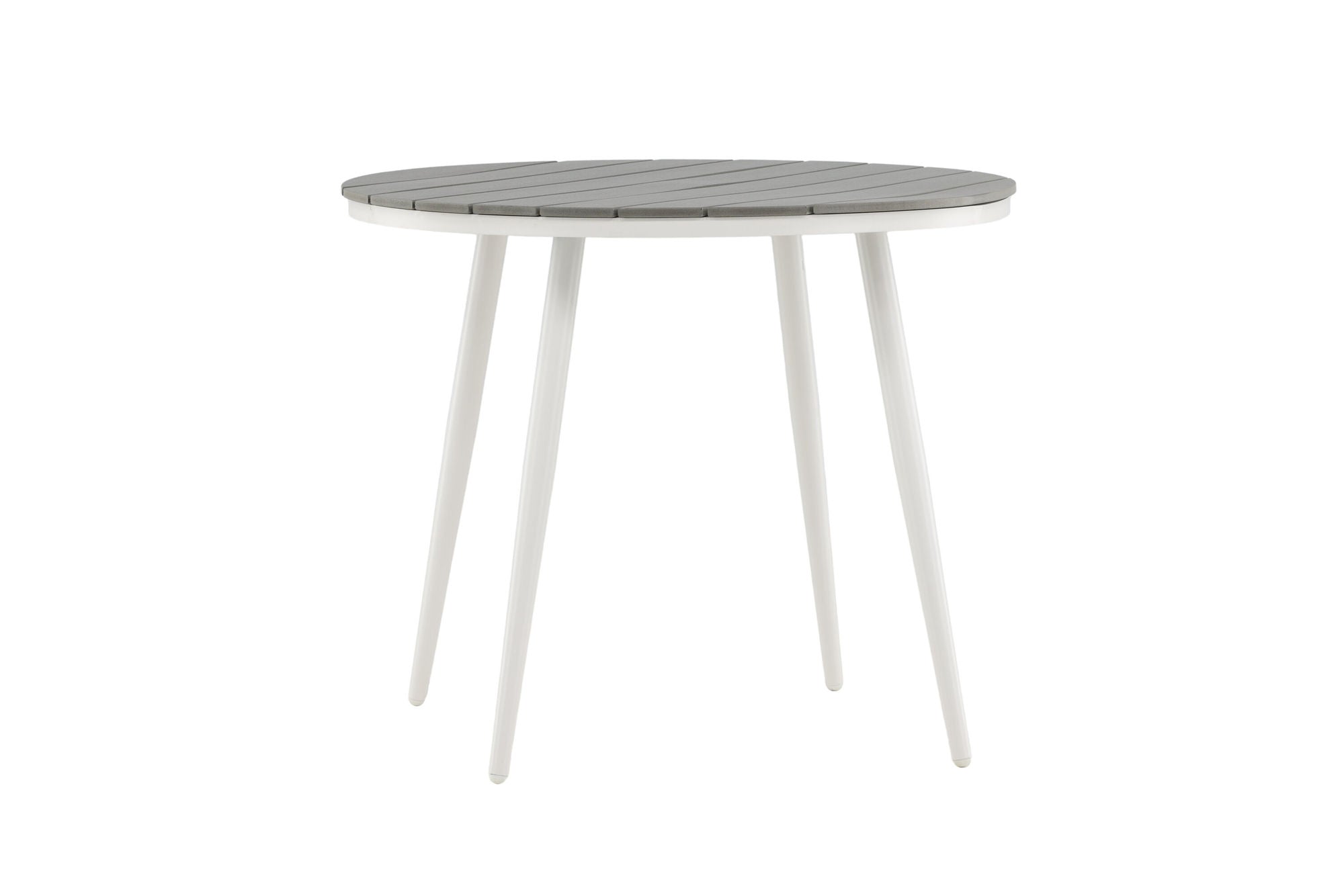 Venture Home Break - spisebord rund- White / Grey - Alu / Aintwood - 90ø