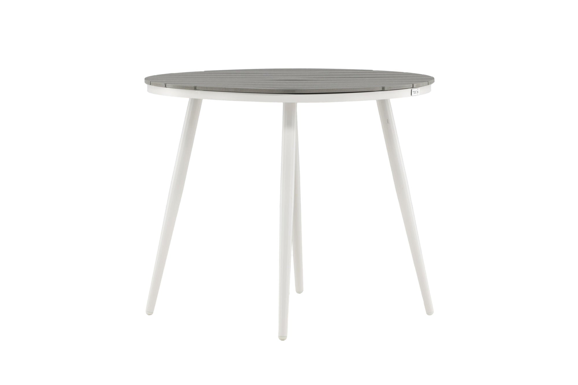 Venture Home Break - spisebord rund- White / Grey - Alu / Aintwood - 90ø