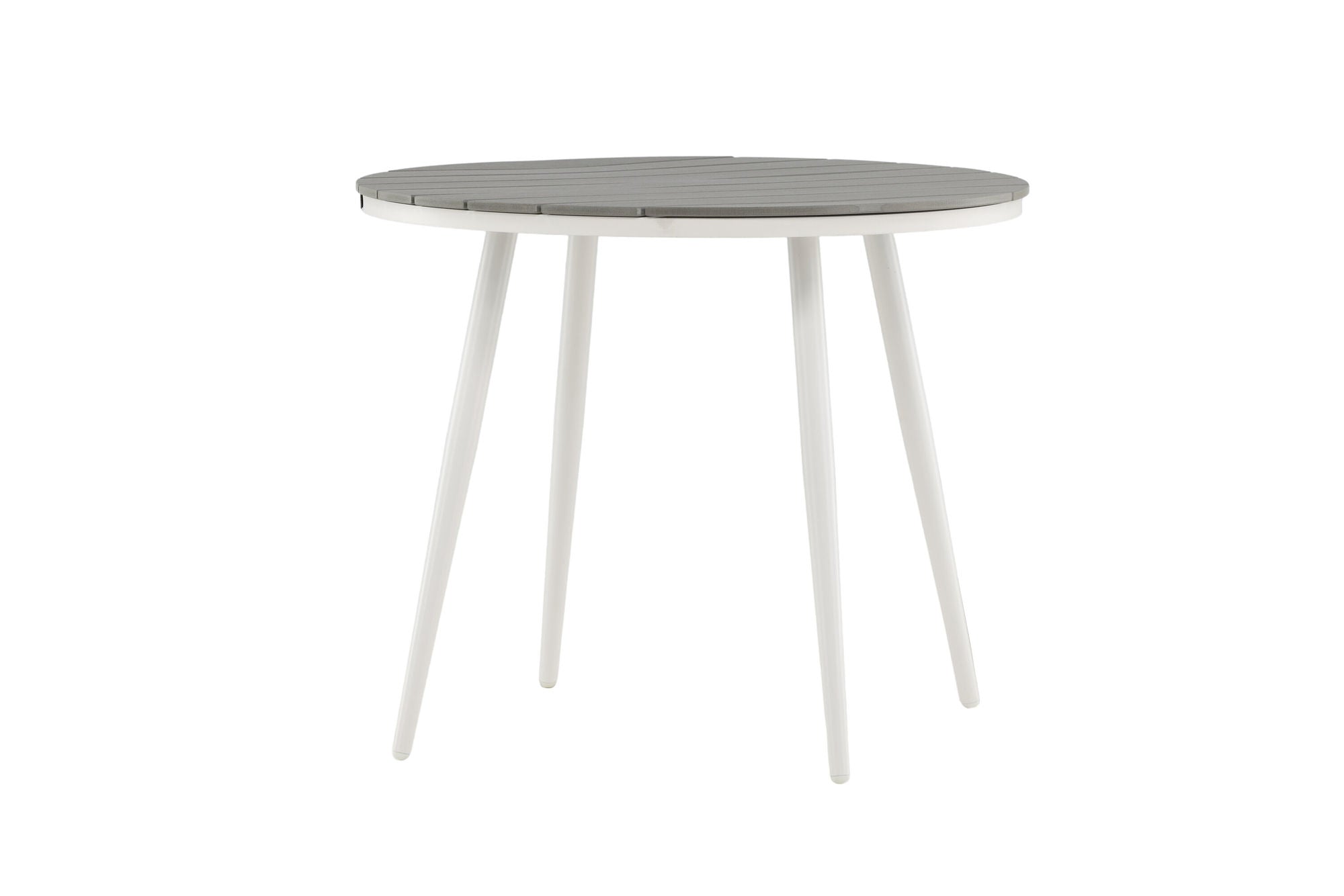 Venture Home Break - spisebord rund- White / Grey - Alu / Aintwood - 90ø