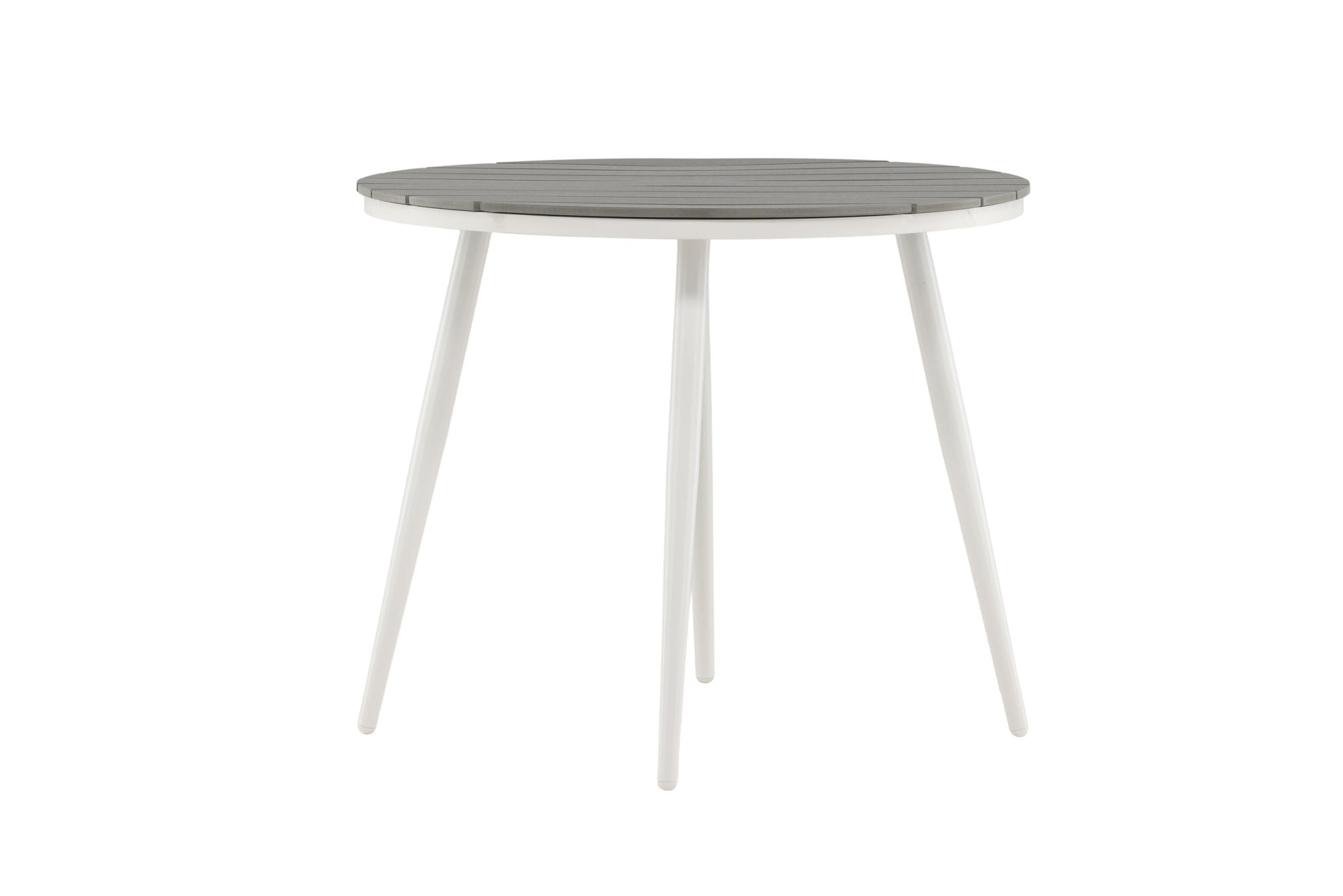 Venture Home Break - spisebord rund- White / Grey - Alu / Aintwood - 90ø
