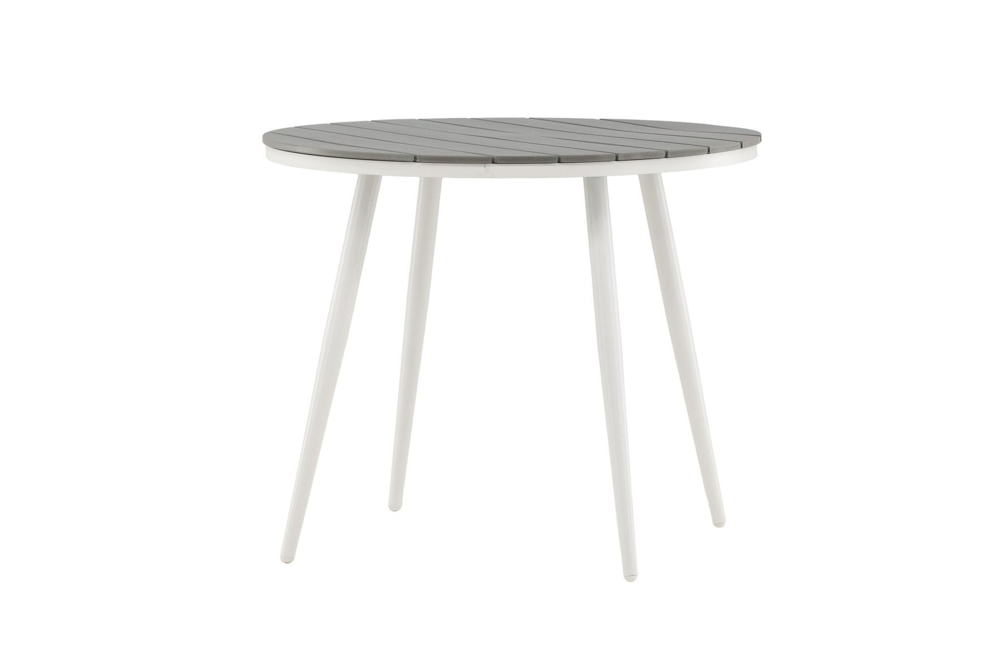 Venture Home Break - spisebord rund- White / Grey - Alu / Aintwood - 90ø