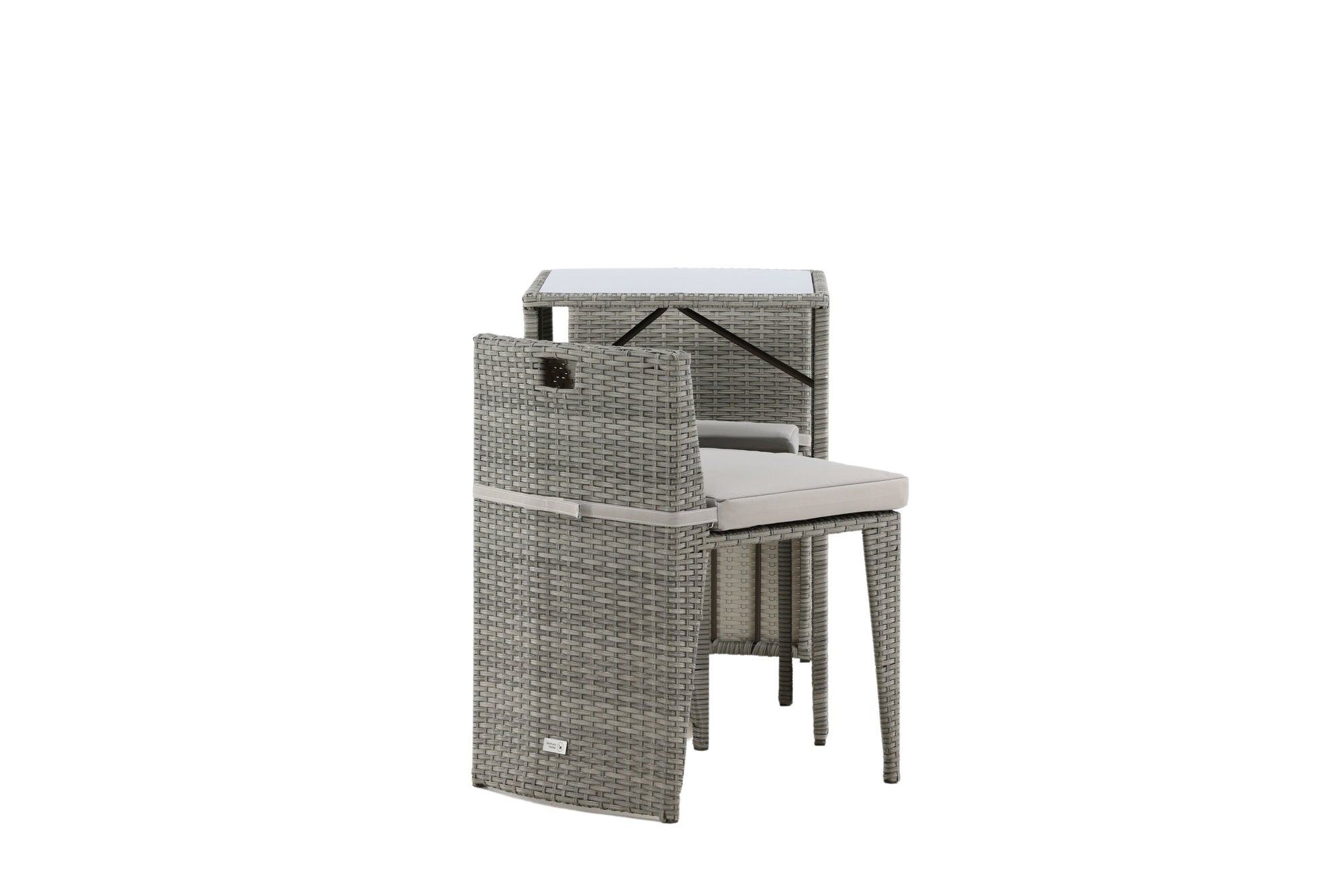 Venture Home Savanna - Caféset- Grey - Wicker -