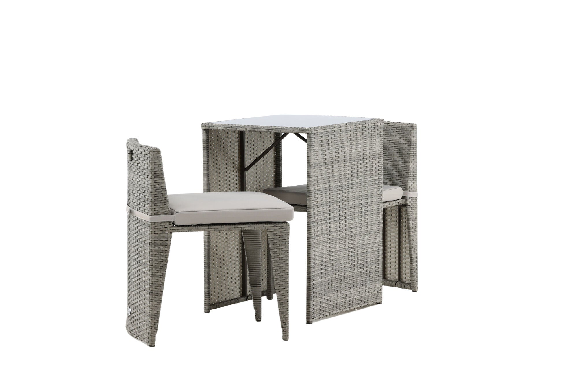 Venture Home Savanna - Caféset- Grey - Wicker -