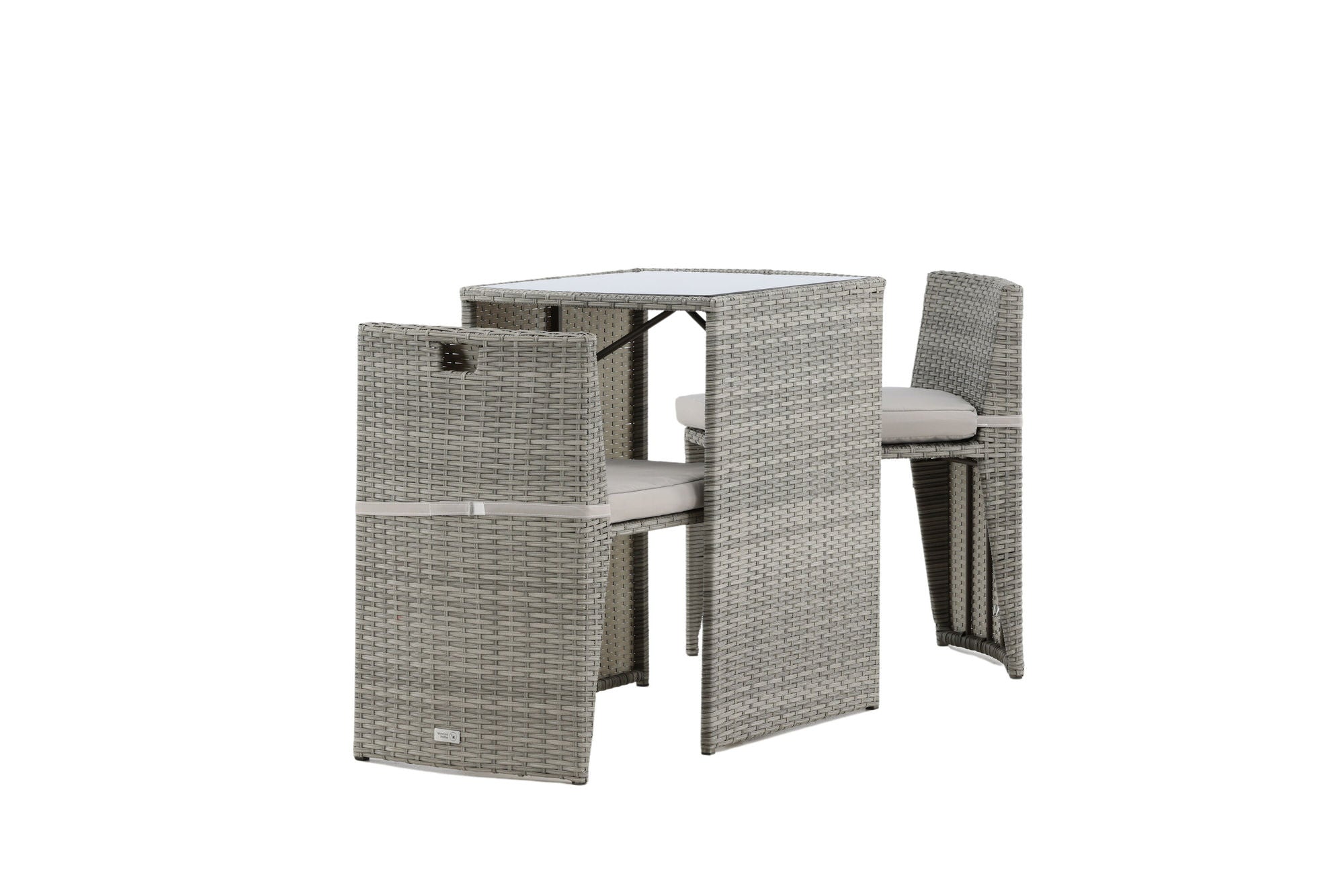 Venture Home Savanna - Caféset- Grey - Wicker -